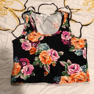 Floral crop top